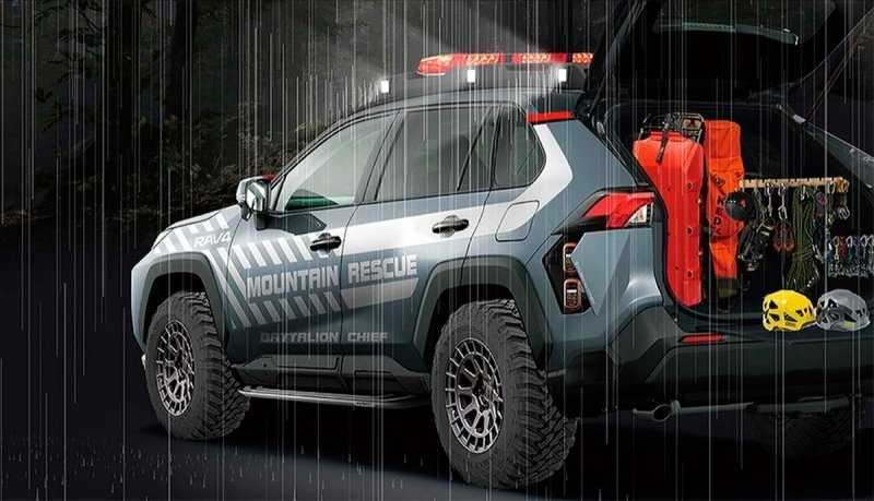 
            Новый Toyota RAV4 превратили в машину для горных спасателей
        