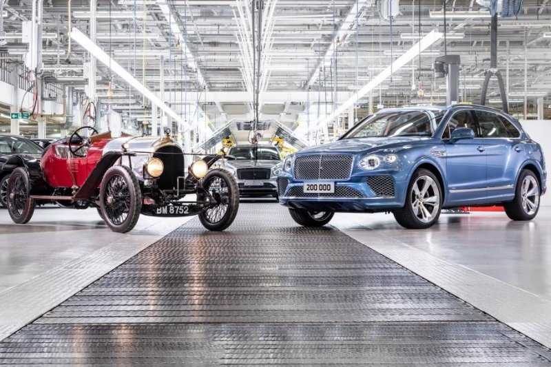 Bentley отпраздновала выпуск 200-тысячного автомобиля
