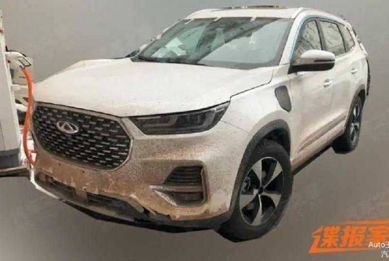 Chery Tiggo 8 Plus подключили к розетке