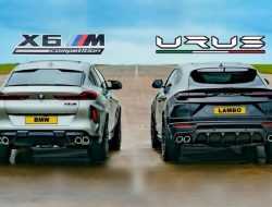Дождливая дрэг-гонка: BMW X6 M против Lamborghini Urus