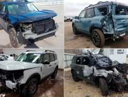 Сразу шесть разбитых внедорожников Ford Bronco выставили на продажу. Фото