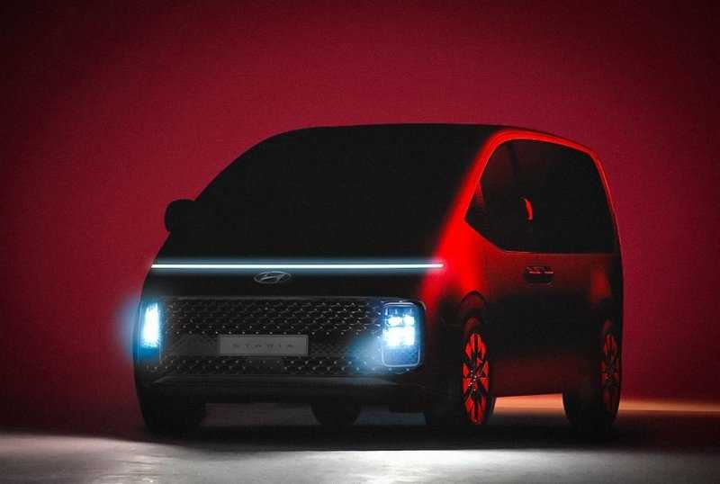 Hyundai показал первые изображения минивэна Staria, который похож на космический корабль