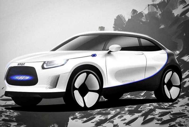 Появились подробности о кроссовере Smart на платформе Geely