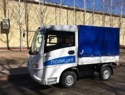 В Туле начали выпускать миниатюрный электрогрузовик для полиции
