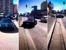 Видео: мужчина разбил Ferrari сразу после выезда с мойки