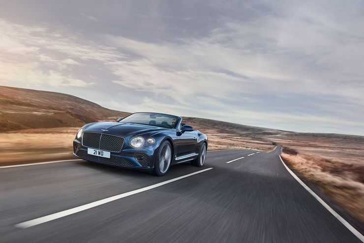 Bentley удивила новым кабриолетом Continental GT Speed