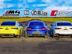Дрэг-гонка: новая BMW M4 против Mercedes-AMG C 63 S и Audi RS 5