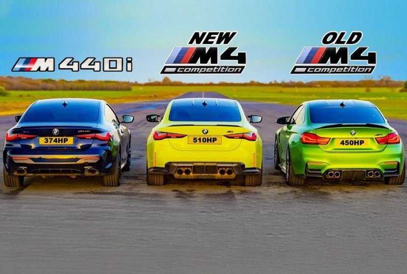 Дрэг-гонка: старая и новая BMW M4 против BMW M440i xDrive