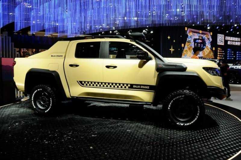 Great Wall показала пикап Pao с 30-сантиметровым дорожным просветом