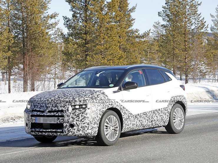 Обновленный кроссовер Opel Grandland X замечен на тестах