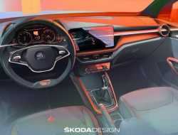 Skoda показала первое изображение интерьера новой Fabia