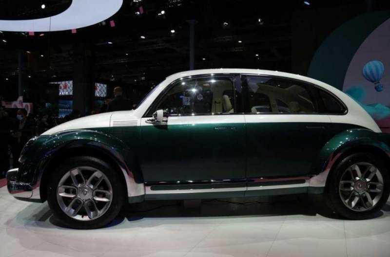 В Китае дебютировал электрокар в стиле Volkswagen Beetle