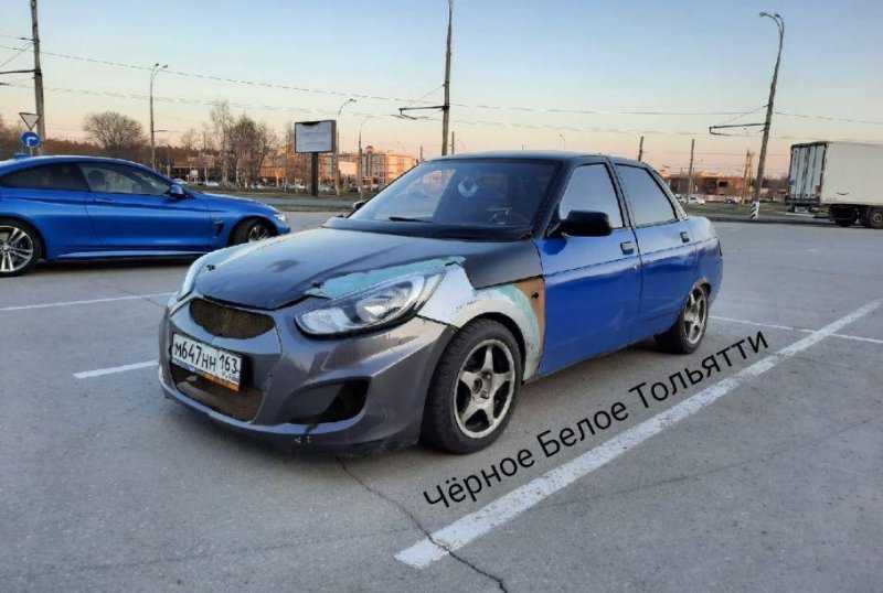 ВАЗ-2110 скрестили с Hyundai Solaris. Вот, что получилось