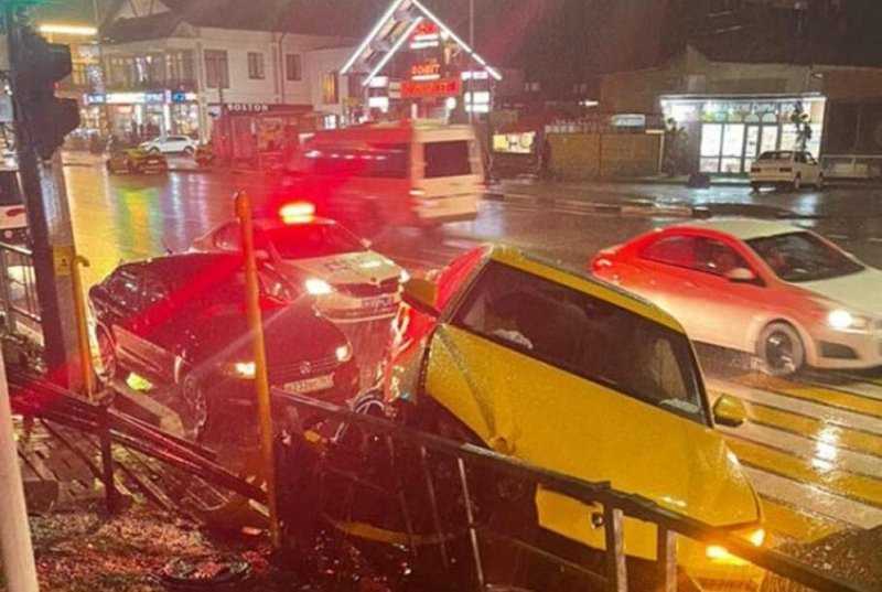 Видео: в Сочи разбили Lamborghini за 20 миллионов рублей