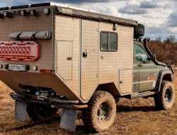 УАЗ «Патриот» превратили в дом на колесах. Фото
