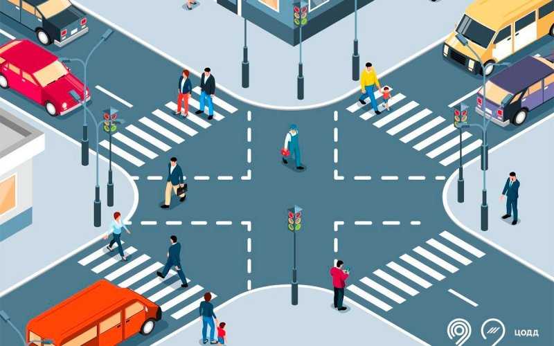 В Москве появятся пешеходные переходы с пунктирной линией
