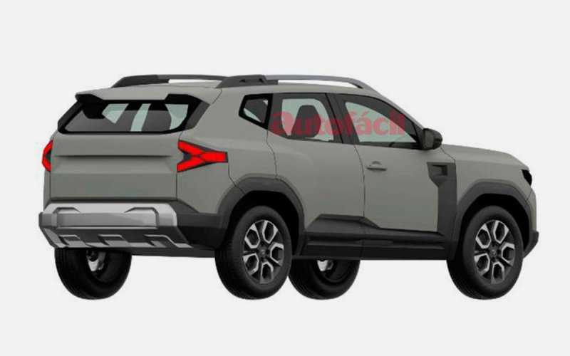Запатентована внешность большого кроссовера Dacia Bigster