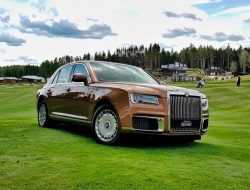 Люксовый Aurus Senat превратили в катафалк