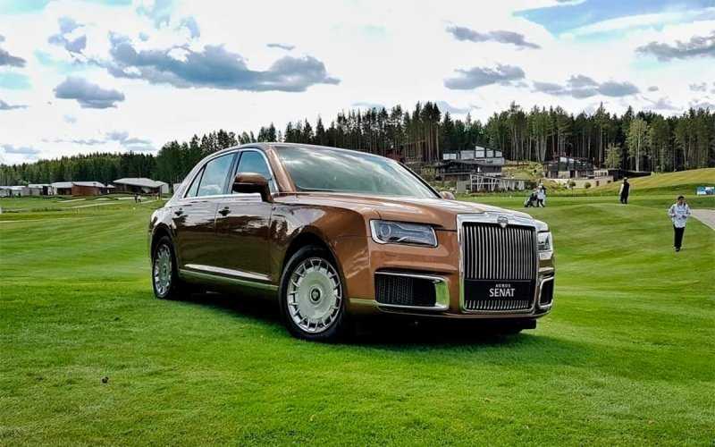 Люксовый Aurus Senat превратили в катафалк