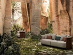 Bentley выпустила коллекцию мебели с тканевой обивкой из «мрамора»