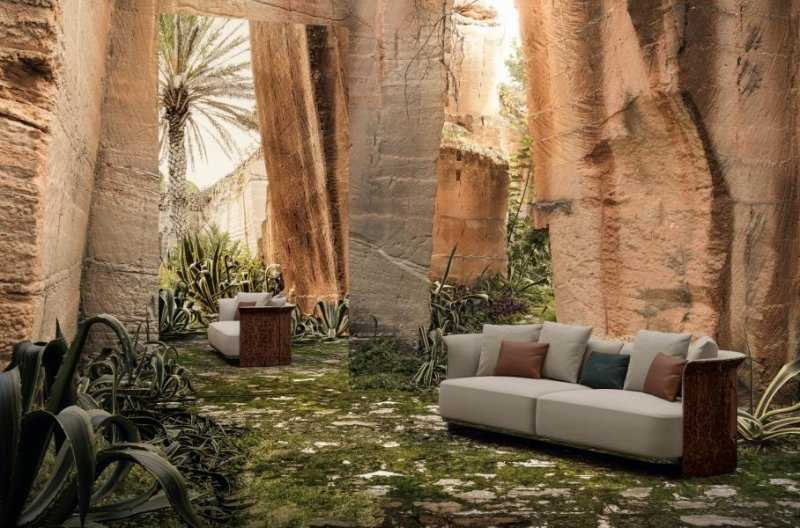 Bentley выпустила коллекцию мебели с тканевой обивкой из «мрамора»