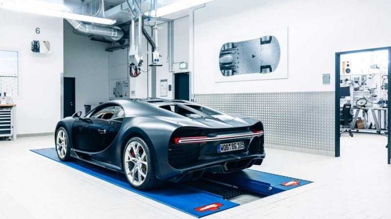 Bugatti отправила на пенсию прототип гиперкара Chiron