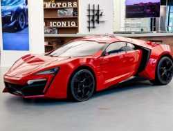 На аукционе продадут редкий арабский суперкар из «Форсажа»