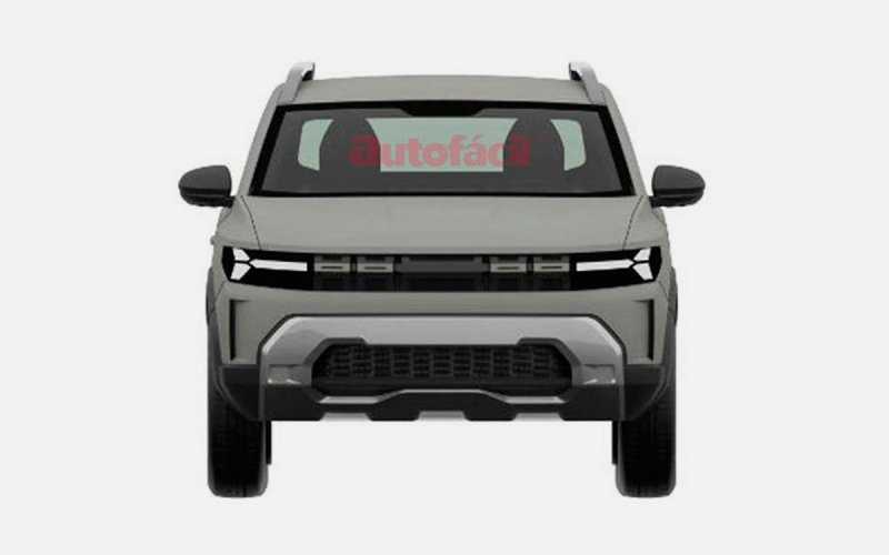 Запатентована внешность большого кроссовера Dacia Bigster