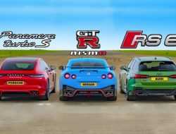 Дрэг-гонка: Nissan GT-R Nismo против Panamera Turbo S и Audi RS 6