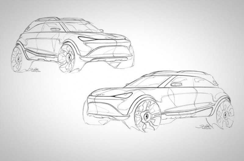 Электрический кроссовер Smart: опубликованы новые изображения