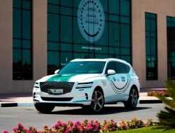 Кроссовер Genesis GV80 пополнил автопарк полиции Дубая
