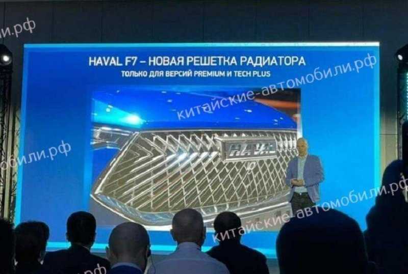 Haval обновит кроссоверы F7 и F7x для России