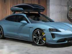 Porsche выпустила багажник на крышу для очень быстрой езды
