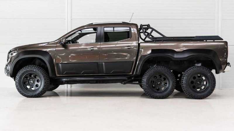Посмотрите на шестиколесный пикап Mercedes-Benz X-Class