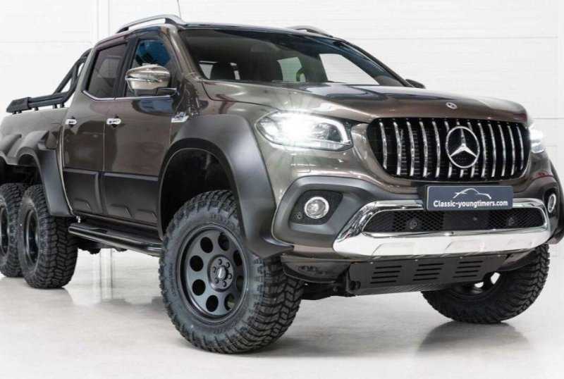 Посмотрите на шестиколесный пикап Mercedes-Benz X-Class