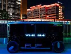 «Сбер» показал футуристичное беспилотное такси