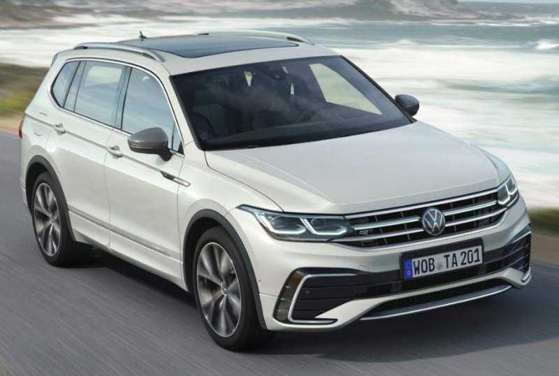 Семиместный Volkswagen Tiguan Allspace обновился снаружи и внутри