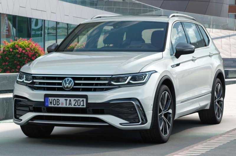 Семиместный Volkswagen Tiguan Allspace обновился снаружи и внутри