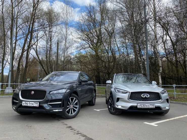 Ты мне — не пара: сравнительный тест Infiniti QX50 и Jaguar F-Pace