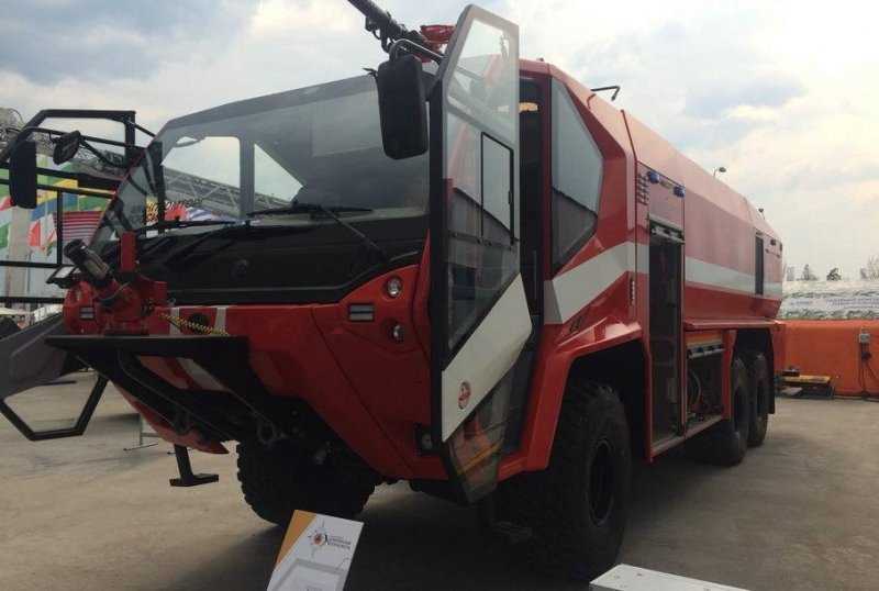 В России разработали 700-сильную пожарную машину для аэродромов