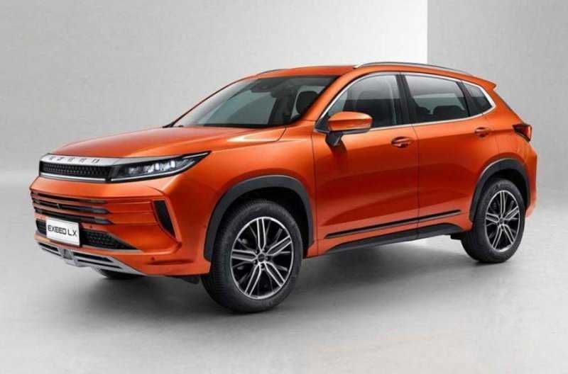 В России впервые заметили новый компактный кроссовер CheryExeed