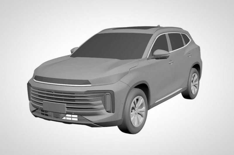 В России запатентовали обновленный кроссовер CheryExeed TXL