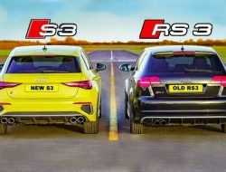 Видео: новая Audi S3 сразилась в дрэге со старой Audi RS3