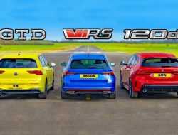 Видео: новая Skoda Octavia сразилась в дрэге с BMW 1-Series и VW Golf