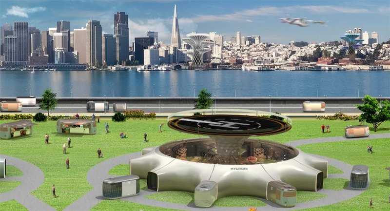 Летающие автомобили Hyundai появятся в аэропортах США в 2025 году