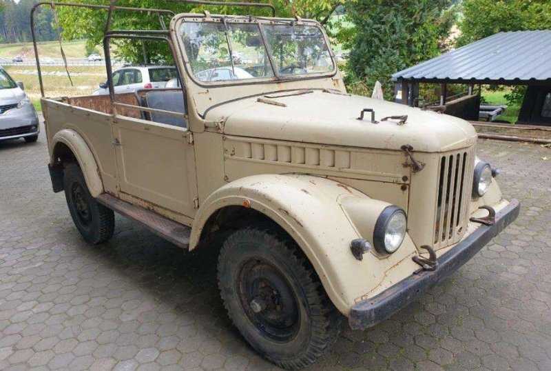 48-летний военный внедорожник ГАЗ продают в Германии по цене двух айфонов. В свободной продаже подобных машин никогда не было