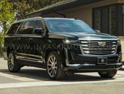 Новый Cadillac Escalade превратили в броневик. Видео