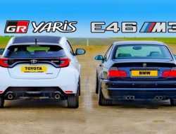 Дрэг-гонка: BMW M3 E46 против Toyota GR Yaris