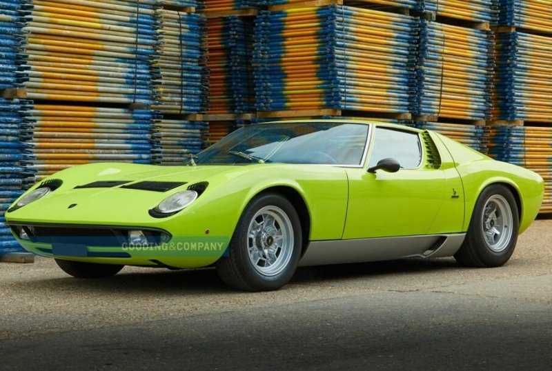 Очень редкую Lamborghini Miura планируют пустить с молотка за 104 миллиона рублей