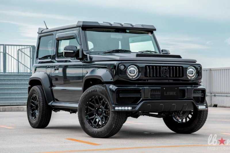 Посмотрите на Suzuki Jimny, превращенный в маленький «Гелик»